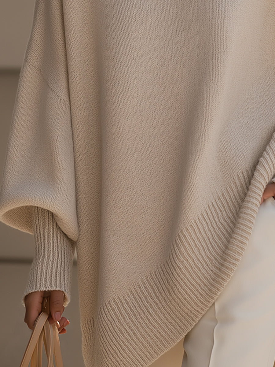 Femke | Oversized lang moderigtig trøje