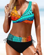 Eva - Munter farverig bikini