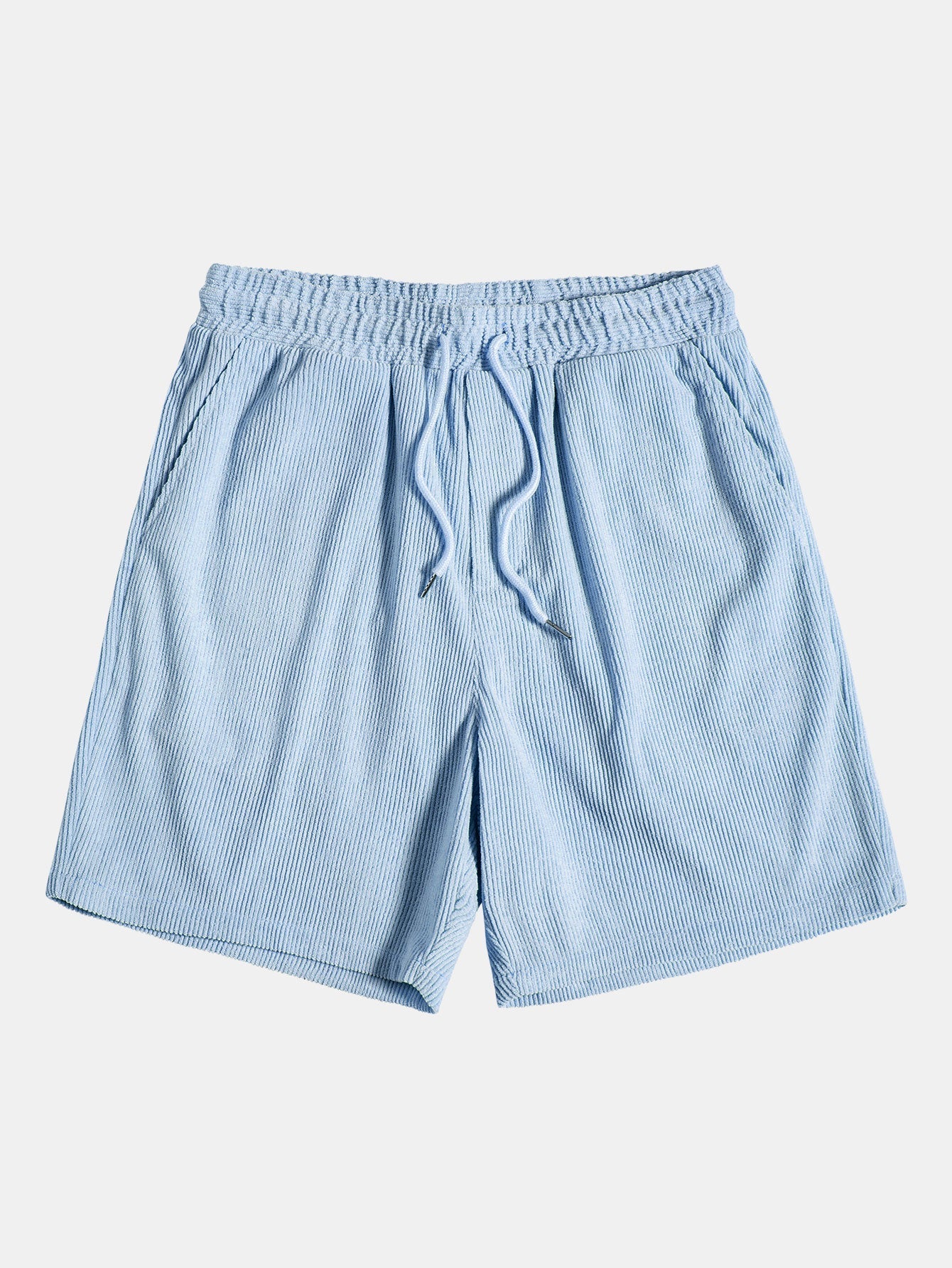 Kortærmet fløjlsbluse og shorts