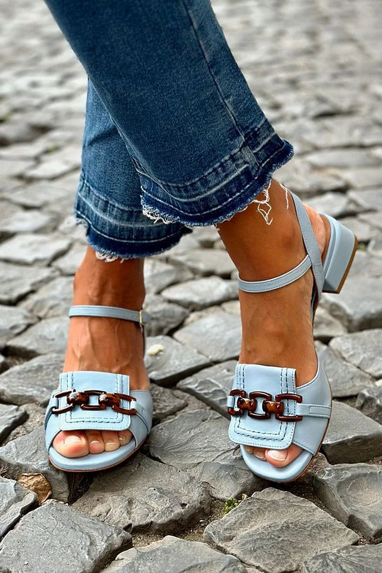 Azzurra | Elegante sandaler til kysten
