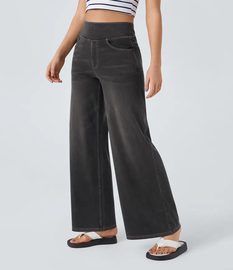 Sanne | Komfortable højtaljede jeans