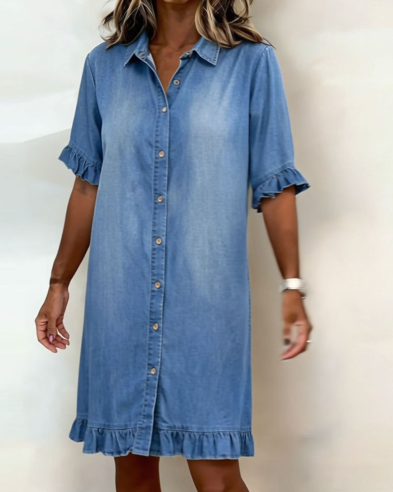 Anouk | Komfortabel Denimkjole
