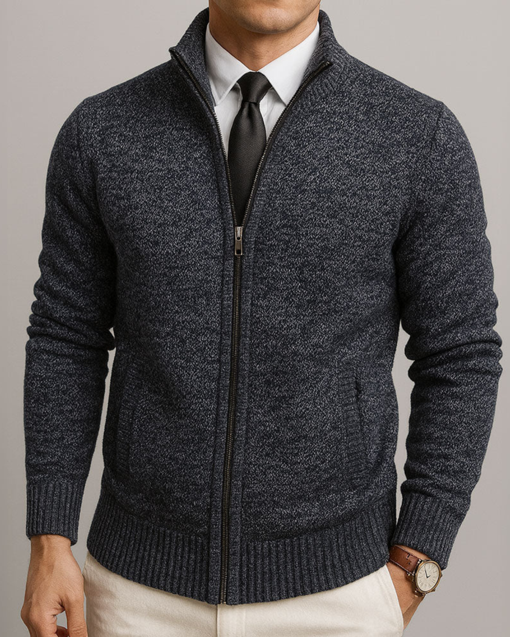 Laluna® | Strikket cardigan i merinould