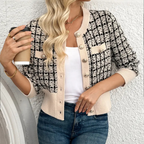 Laluna® | Ternede Cardigan Med Knaplukning