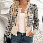 Laluna® | Ternede Cardigan Med Knaplukning