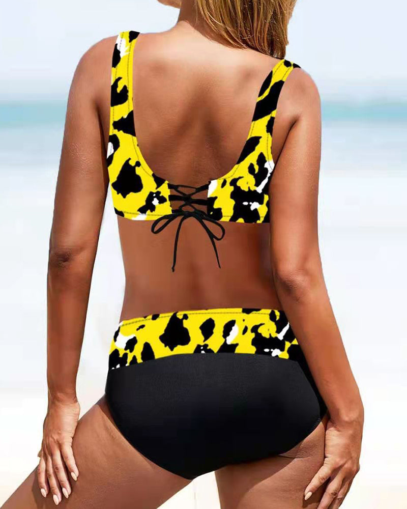 Eva - Munter farverig bikini