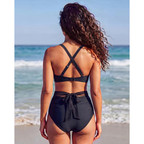Sabine | Højtaljet Tummy Control-bikini i 2-i-1-design