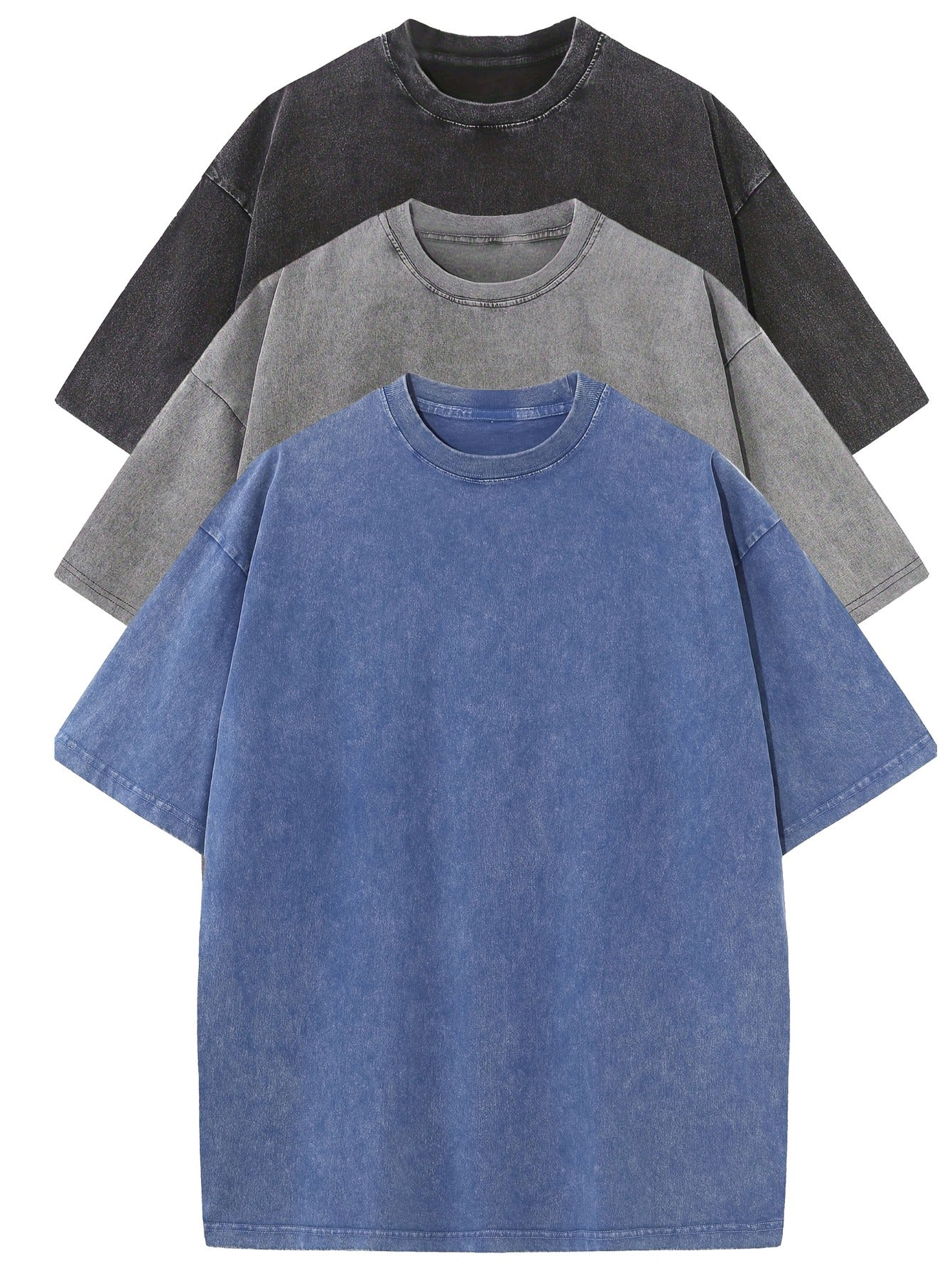 Essential Oversized T-shirt Sæt i Bomuld – 3-pak