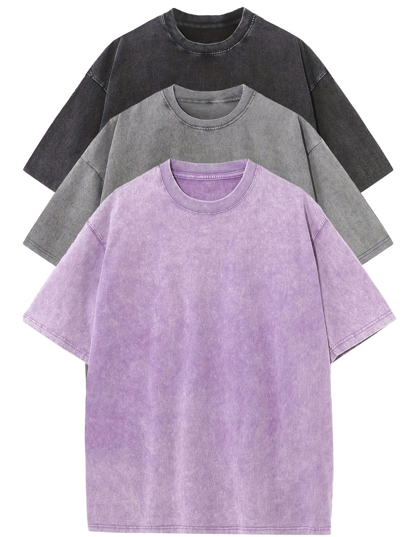 Essential Oversized T-shirt Sæt i Bomuld – 3-pak