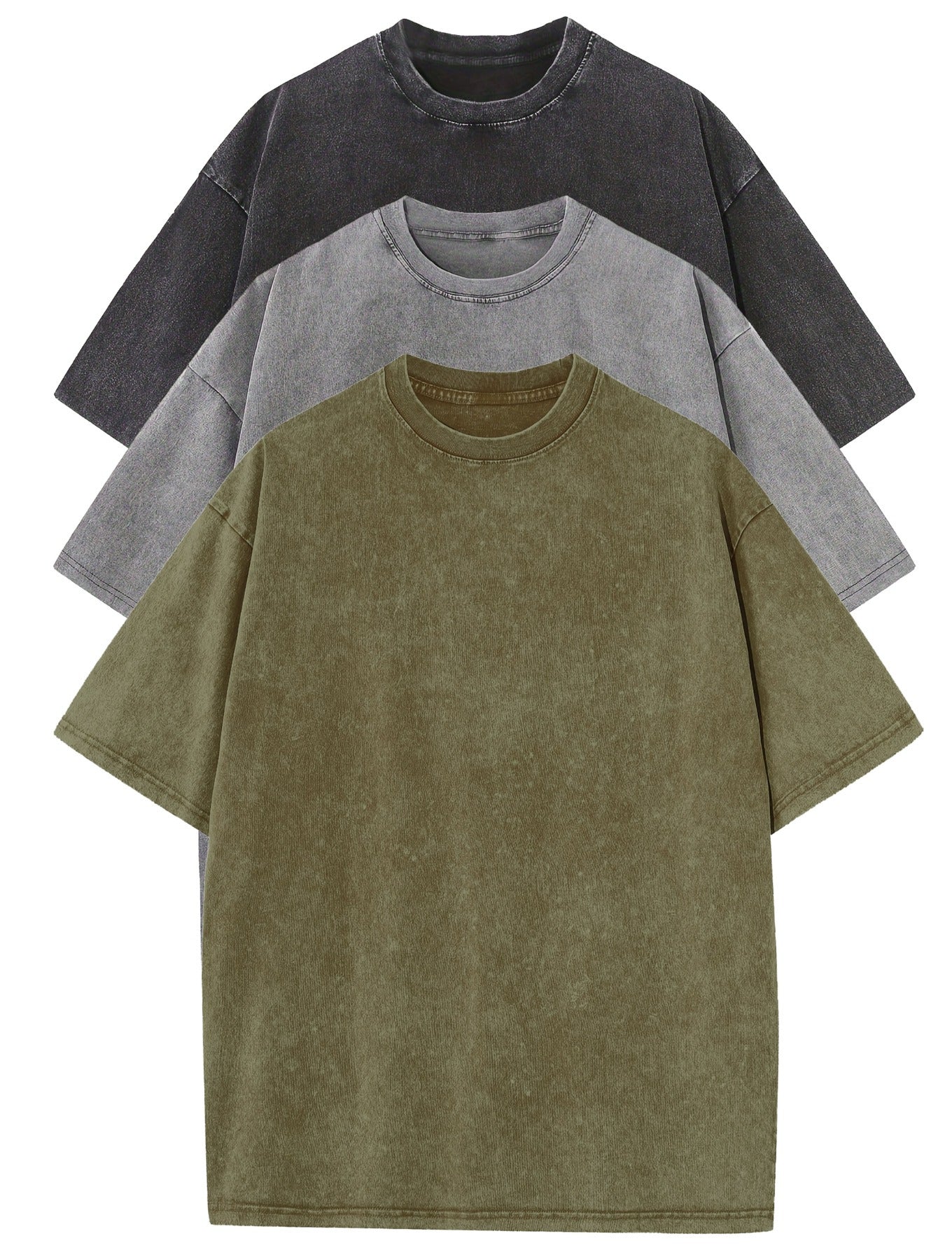 Essential Oversized T-shirt Sæt i Bomuld – 3-pak