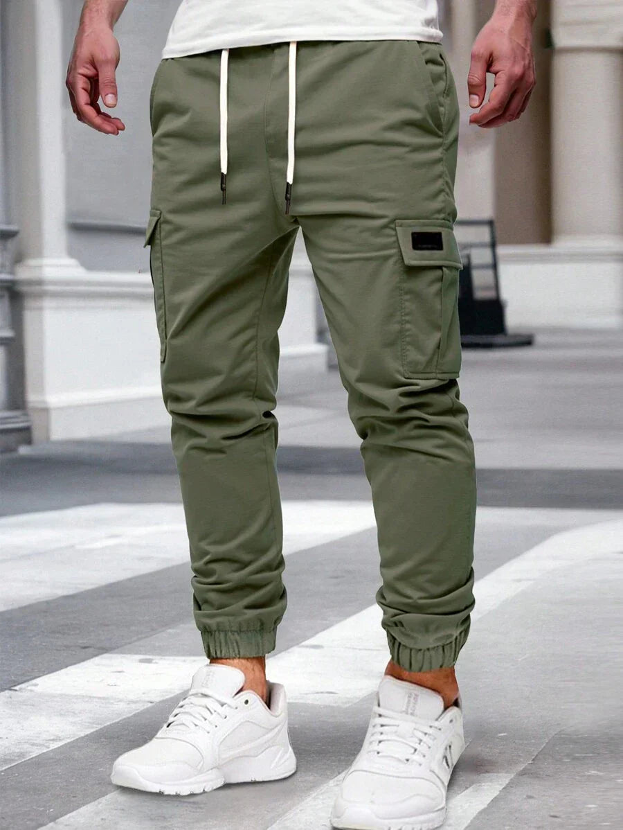 Laluna® | Løse Cargo Joggingbukser med Lommer