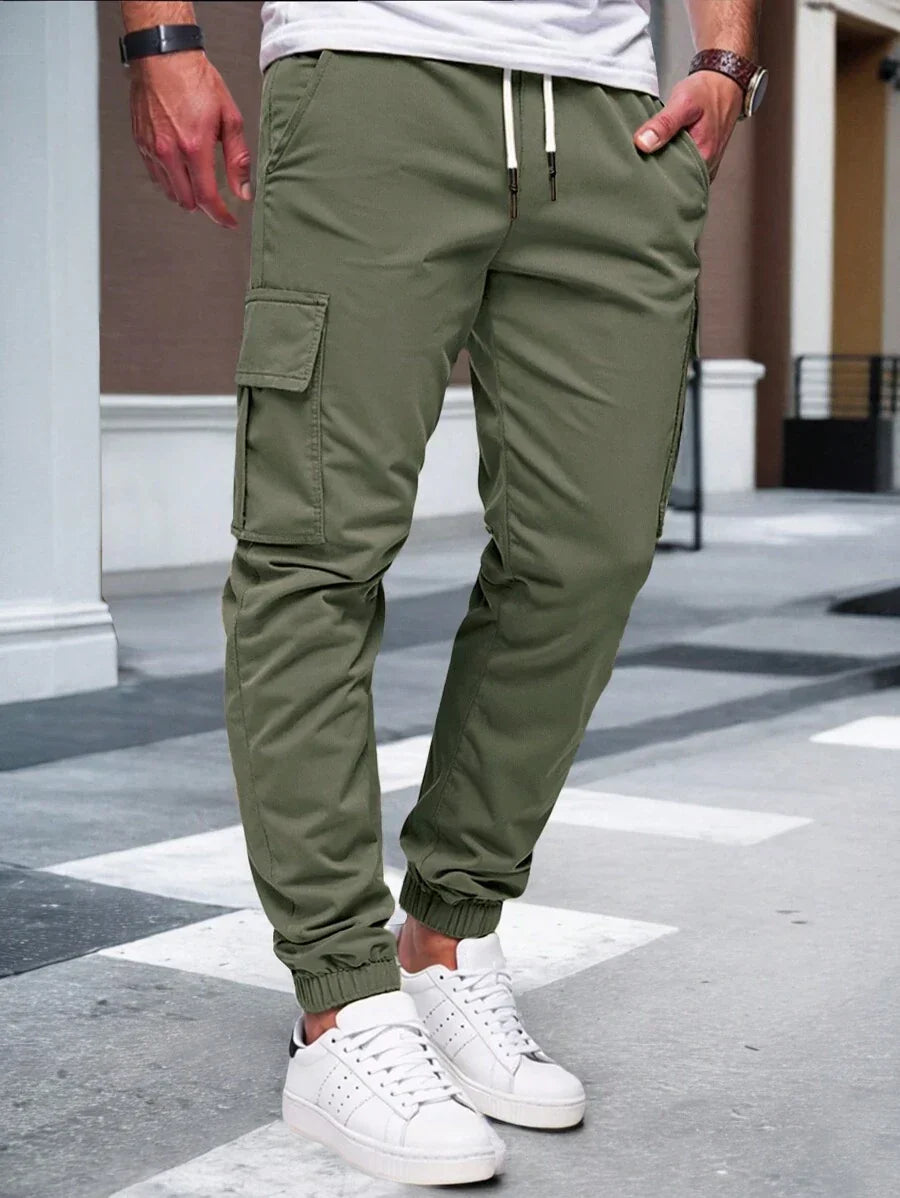 Laluna® | Løse Cargo Joggingbukser med Lommer