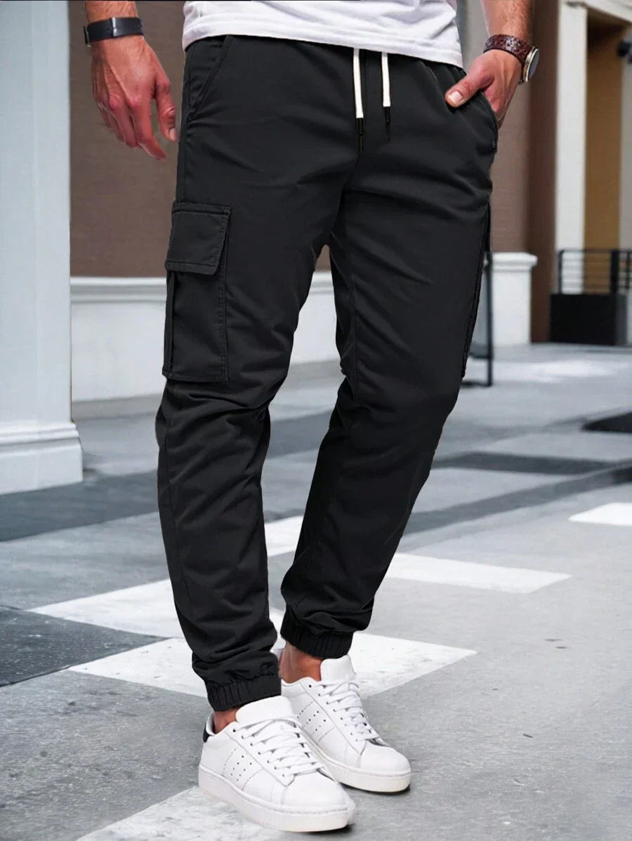 Laluna® | Løse Cargo Joggingbukser med Lommer