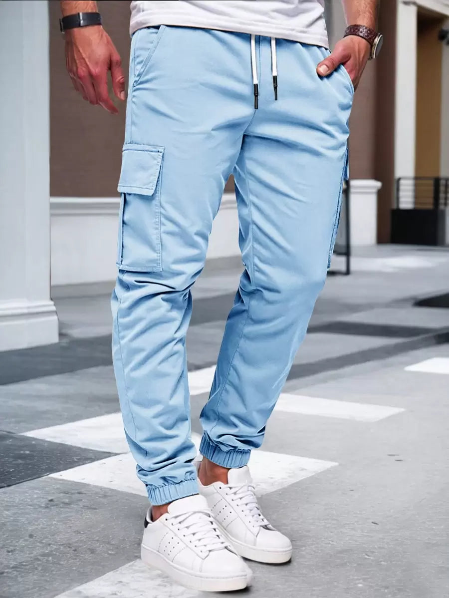 Laluna® | Løse Cargo Joggingbukser med Lommer