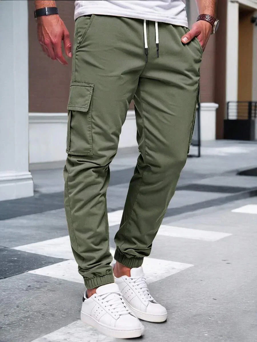 Laluna® | Løse Cargo Joggingbukser med Lommer