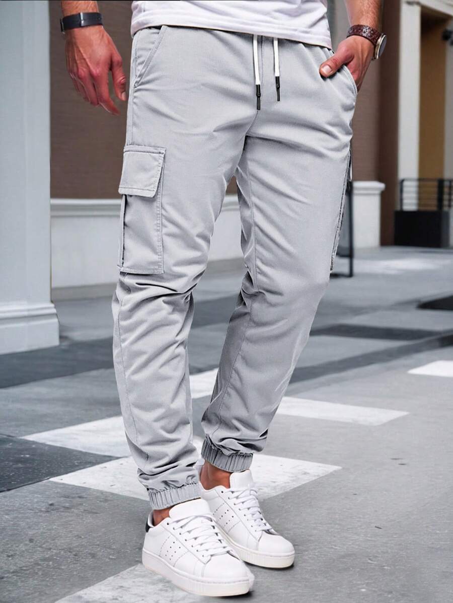 Laluna® | Løse Cargo Joggingbukser med Lommer
