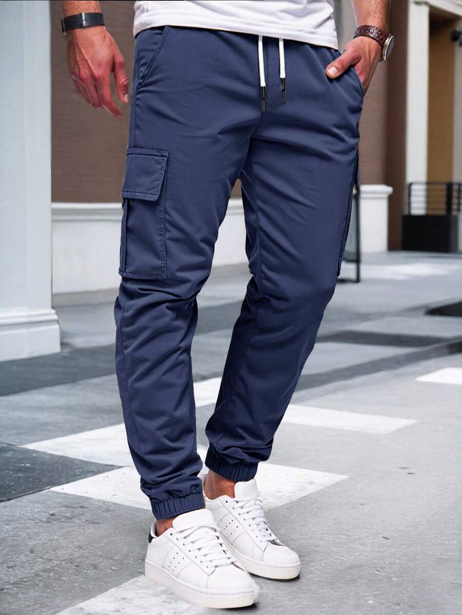 Laluna® | Løse Cargo Joggingbukser med Lommer