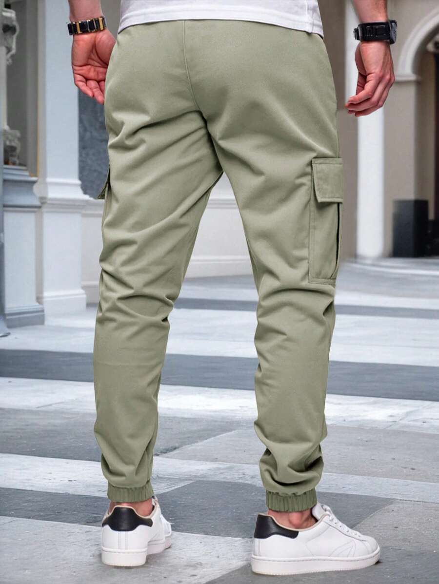 Laluna® | Løse Cargo Joggingbukser med Lommer