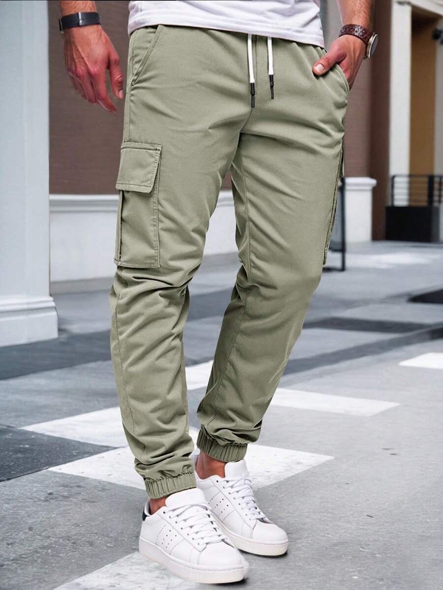 Laluna® | Løse Cargo Joggingbukser med Lommer