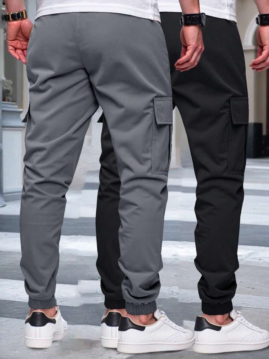 Laluna® | Løse Cargo Joggingbukser med Lommer