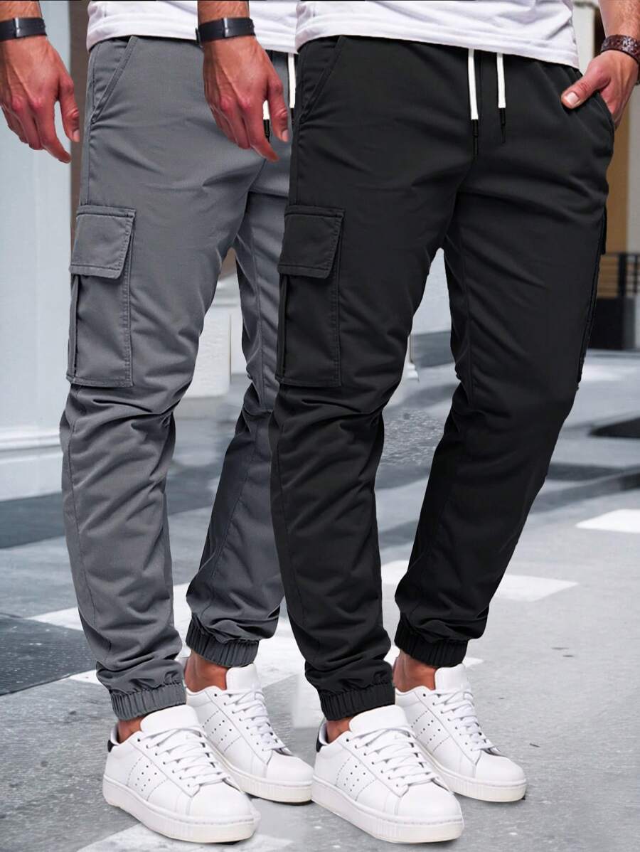 Laluna® | Løse Cargo Joggingbukser med Lommer