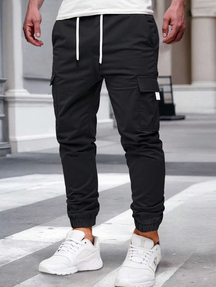 Laluna® | Løse Cargo Joggingbukser med Lommer