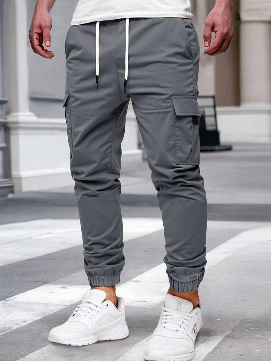 Laluna® | Løse Cargo Joggingbukser med Lommer