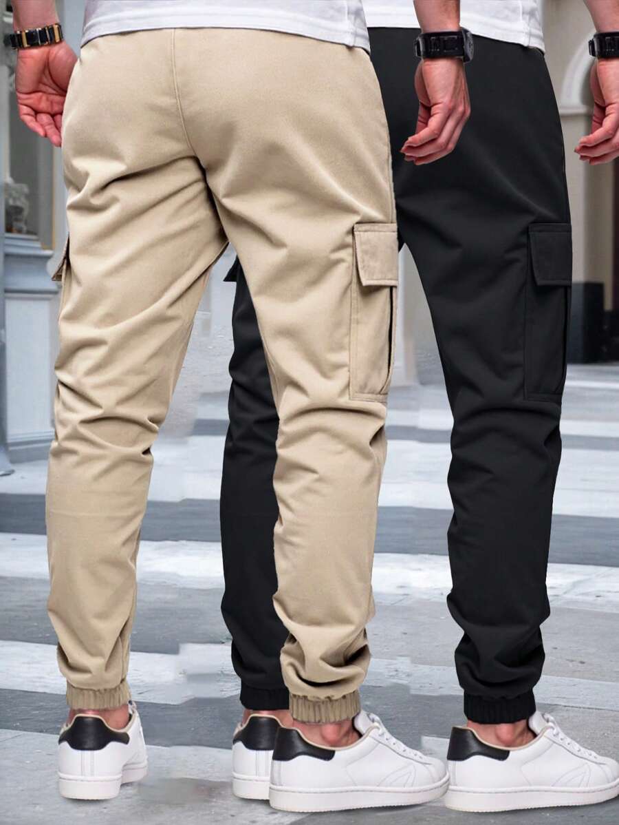 Laluna® | Løse Cargo Joggingbukser med Lommer