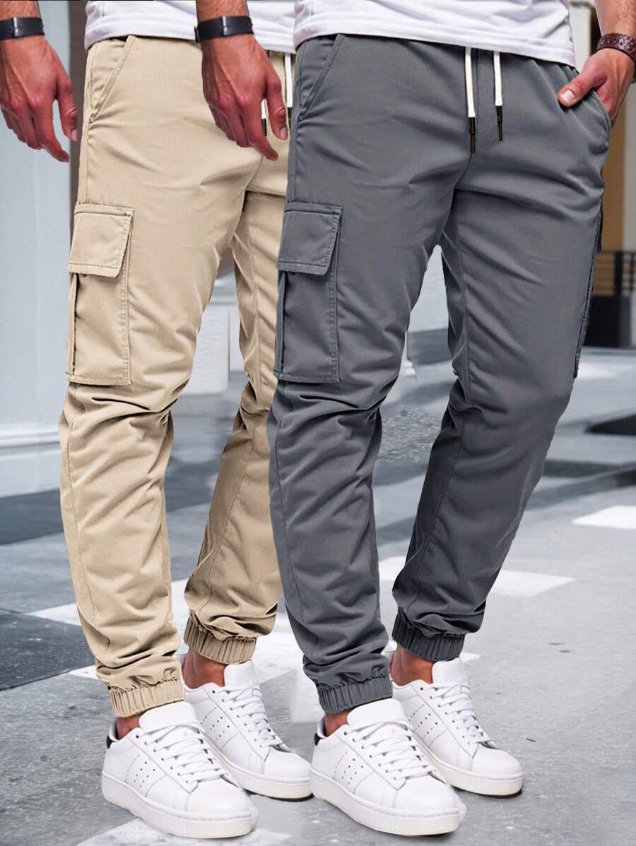 Laluna® | Løse Cargo Joggingbukser med Lommer