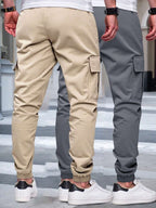 Laluna® | Løse Cargo Joggingbukser med Lommer
