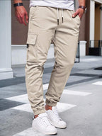 Laluna® | Løse Cargo Joggingbukser med Lommer