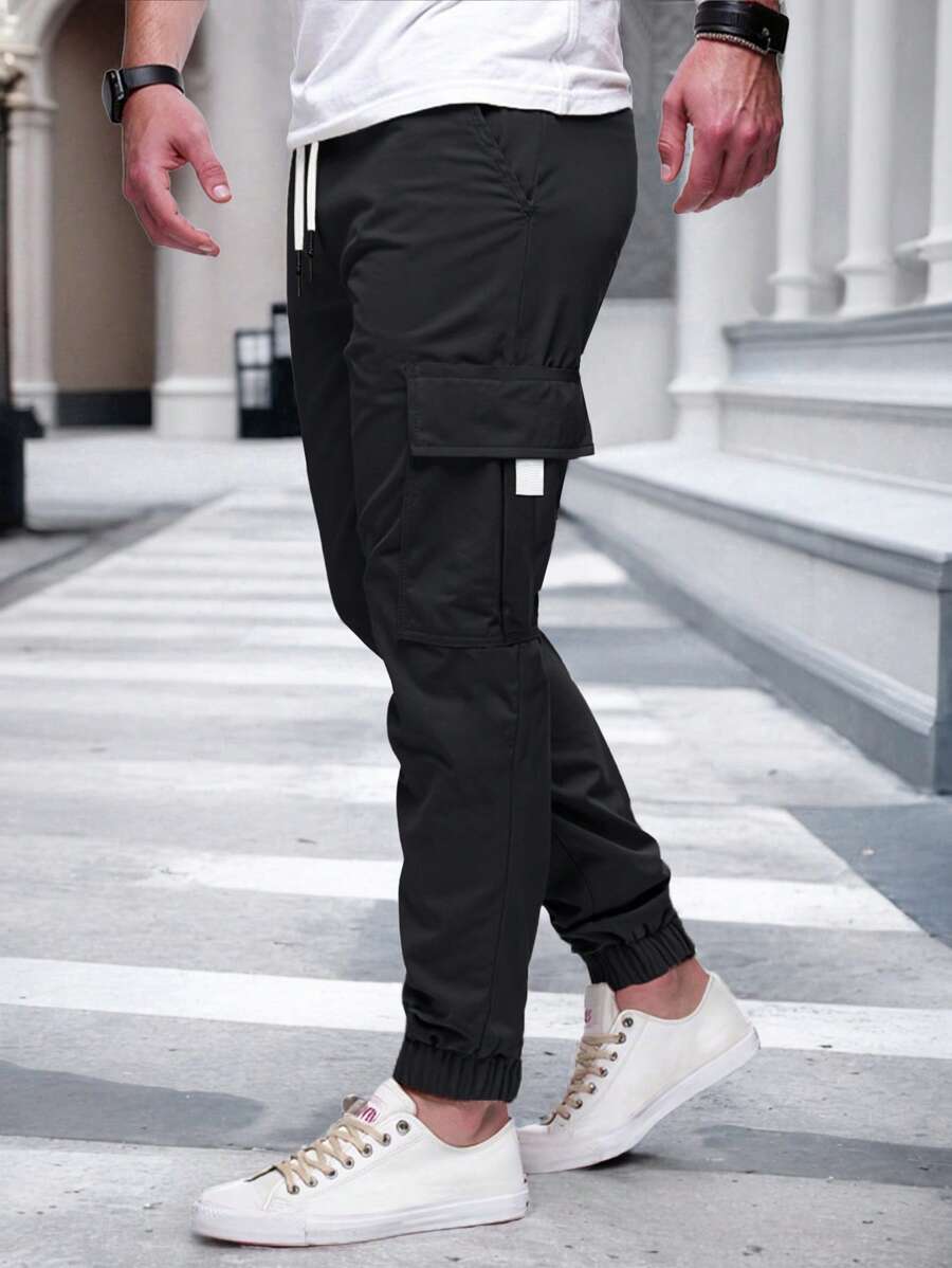 Laluna® | Løse Cargo Joggingbukser med Lommer
