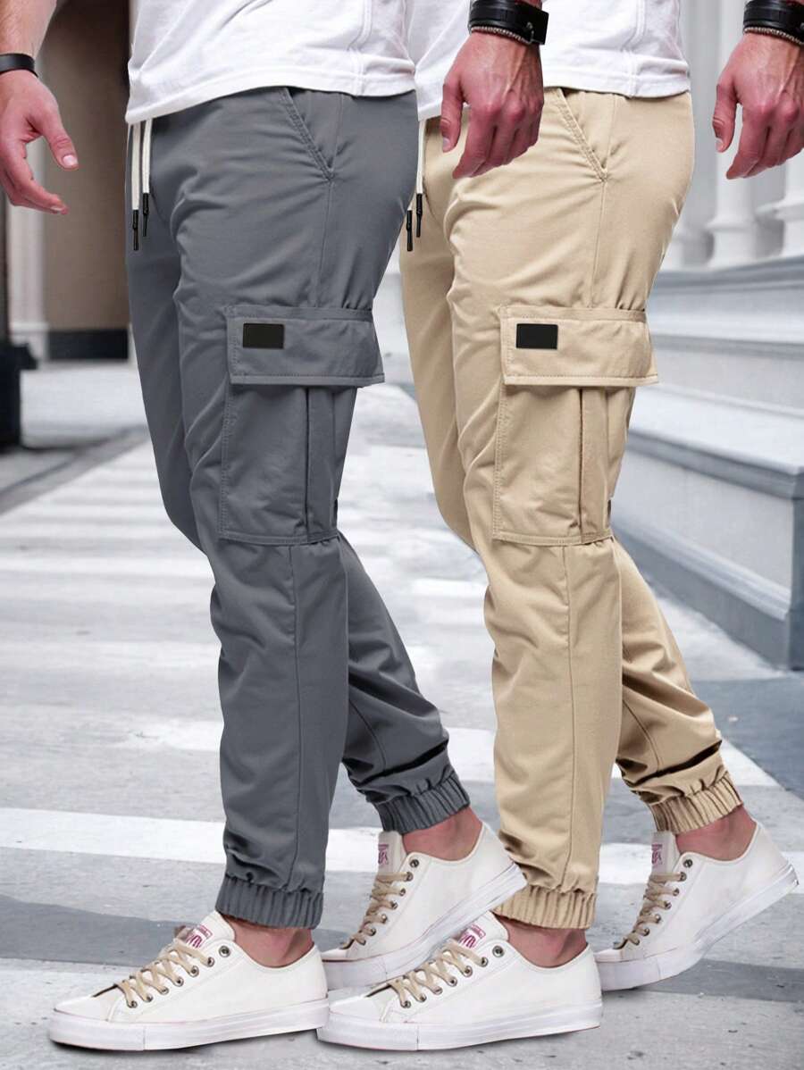 Laluna® | Løse Cargo Joggingbukser med Lommer