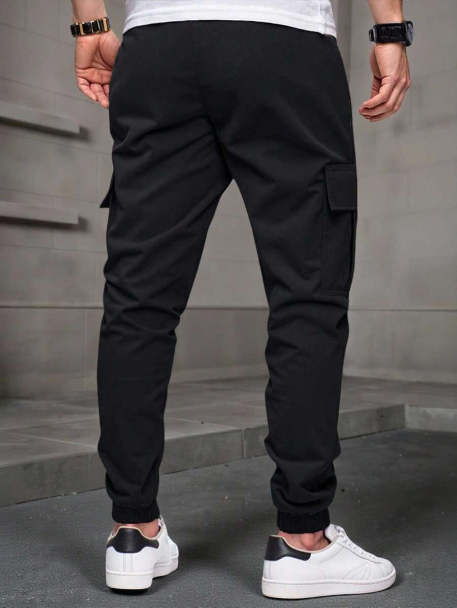 Laluna® | Løse Cargo Joggingbukser med Lommer