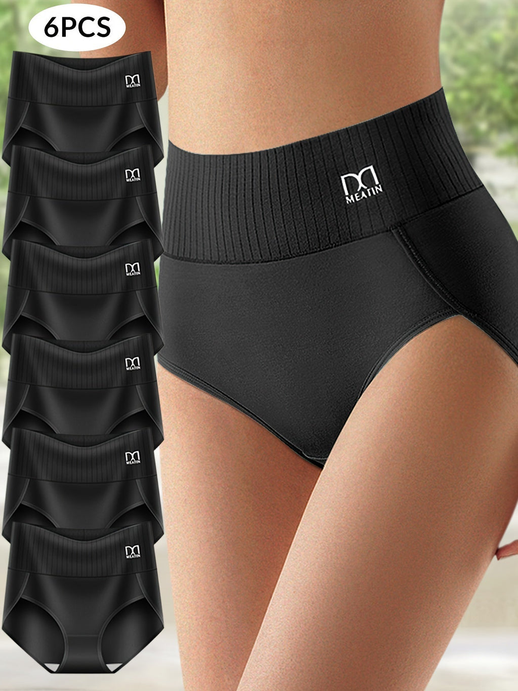 Lisa | Shaplex™ Pakke med 6 Formende Trusser med Høj Talje