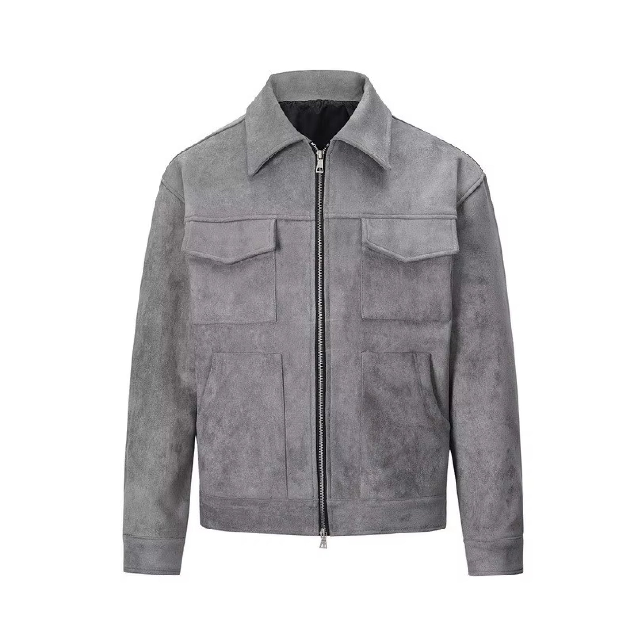 Laluna® | Oversized jakke i ruskind