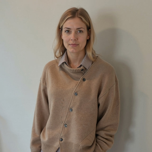 Esther | Komfortabel vest med legesygt knappedetalje