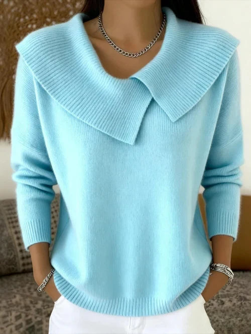 Lucia™ | Varm sweater med blød krave