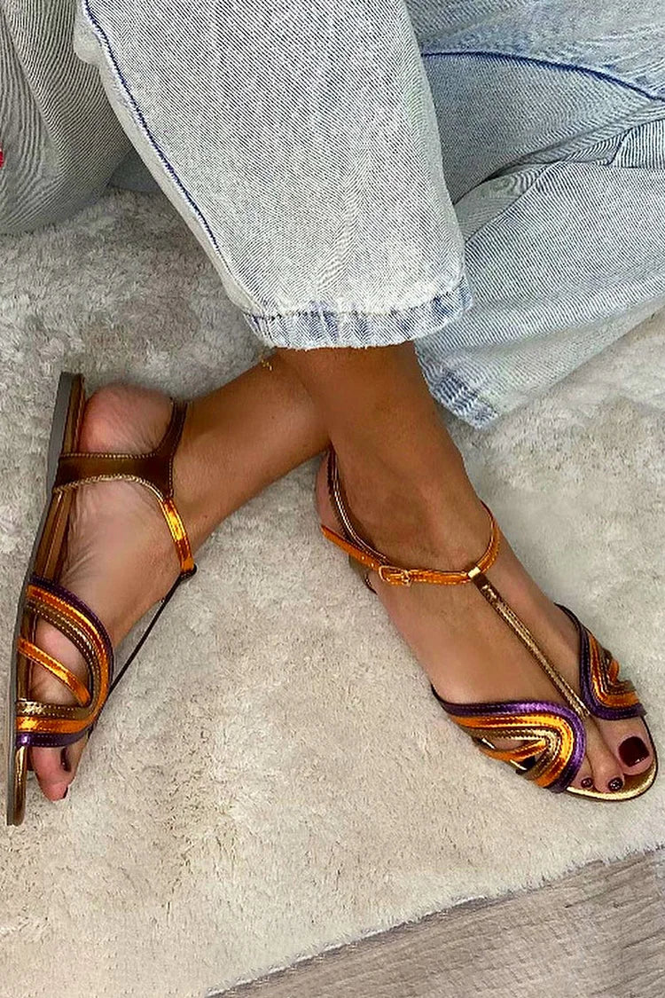 Viviana | Sandaler i Middelhavsfarver