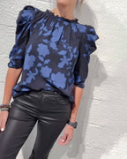Nina | Bluse Pufærme Flæse