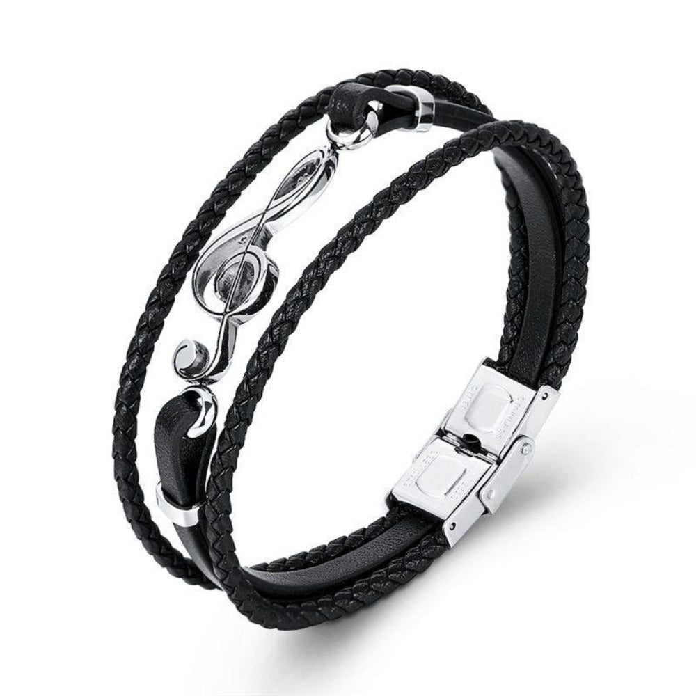 Musicwaker® | Håndlavet armbånd af kvalitetslæder