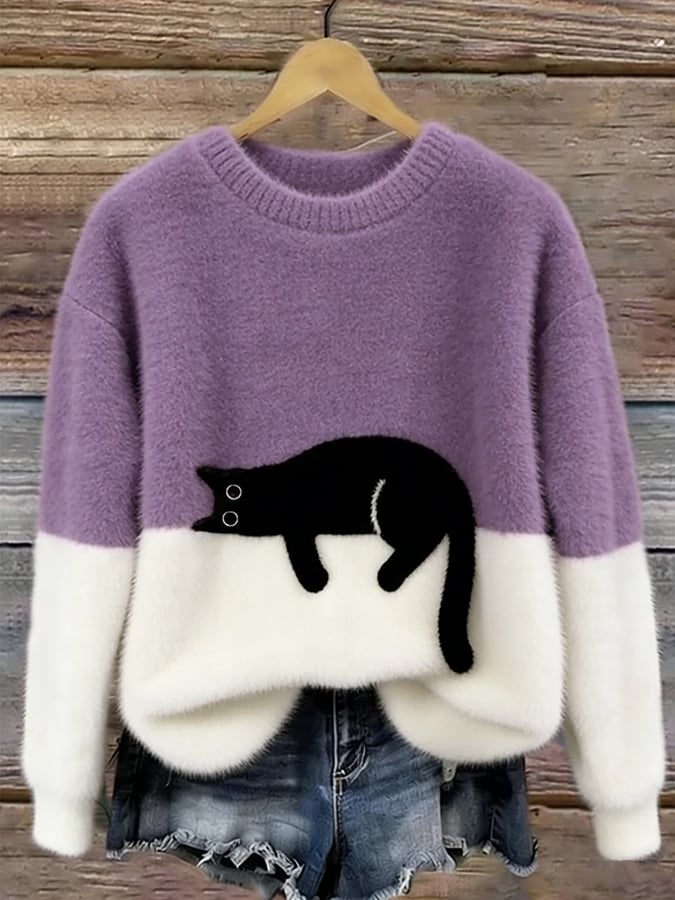 Maya™ – Blødstrikket pullover