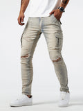 Laluna® | Slim Fit Cargo-jeans