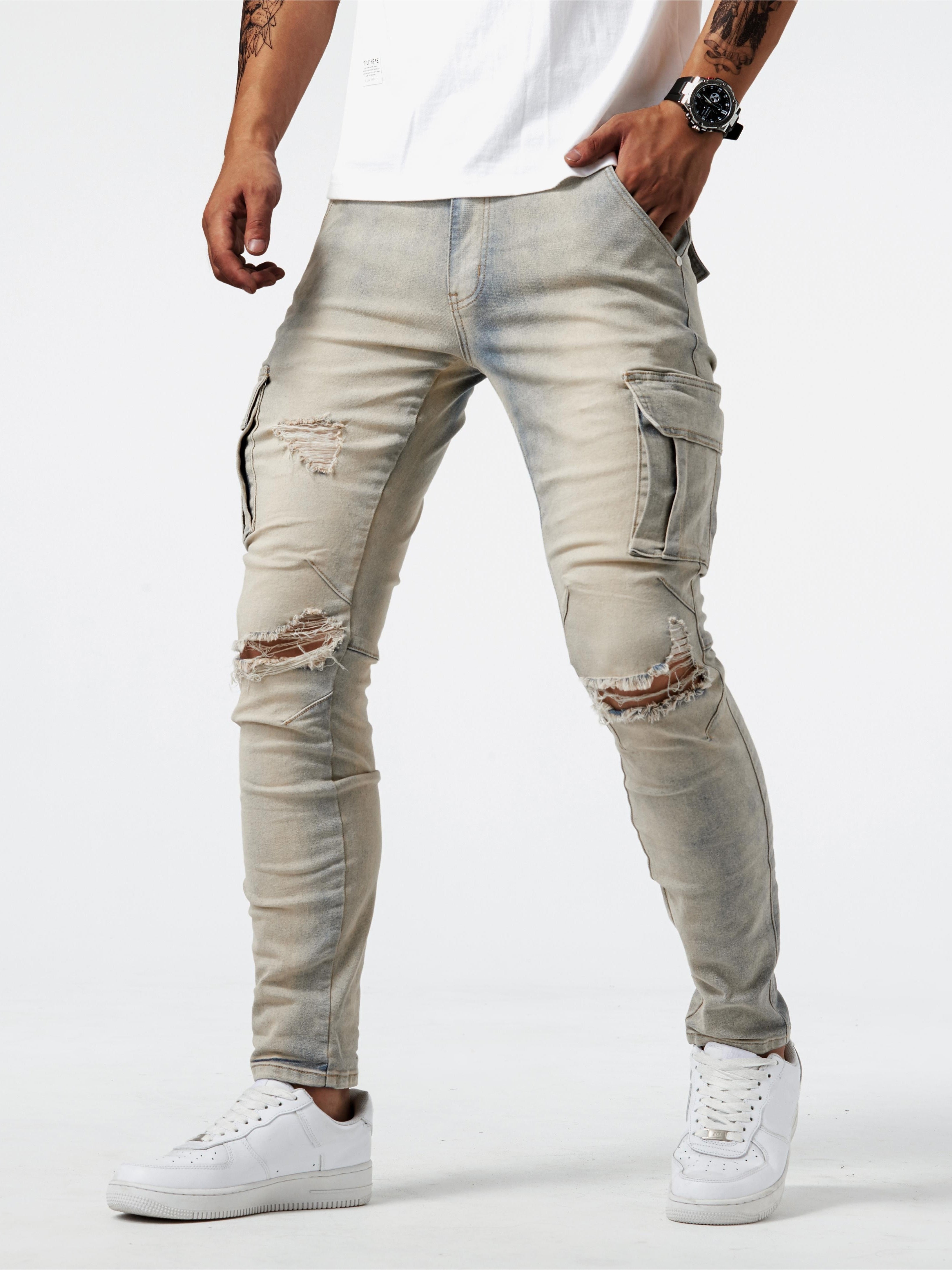 Laluna® | Slim Fit Cargo-jeans