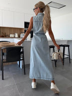 Isabelle | Maxi denimkjole
