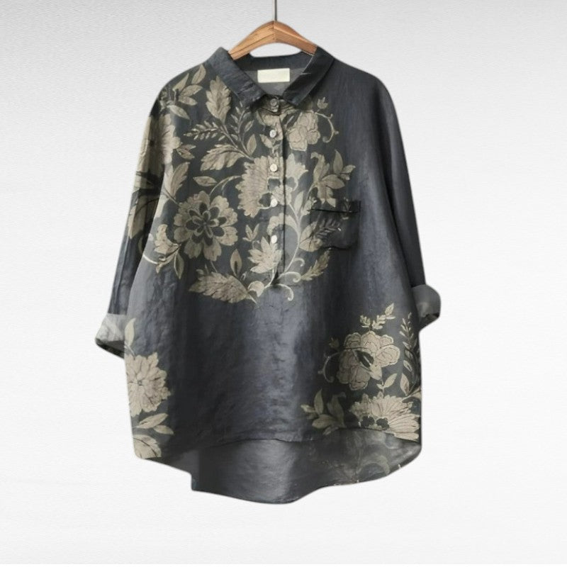 Laluna® | Klassisk blomsterbluse
