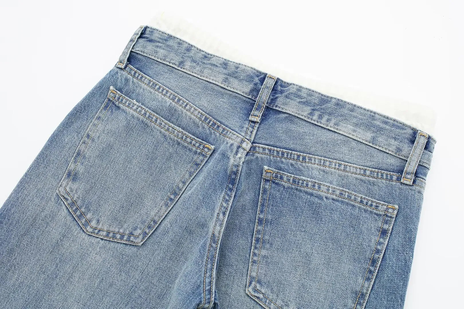 Anna | HVIDE LIGE BOKSER JEANS