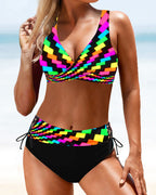 Eva - Munter farverig bikini