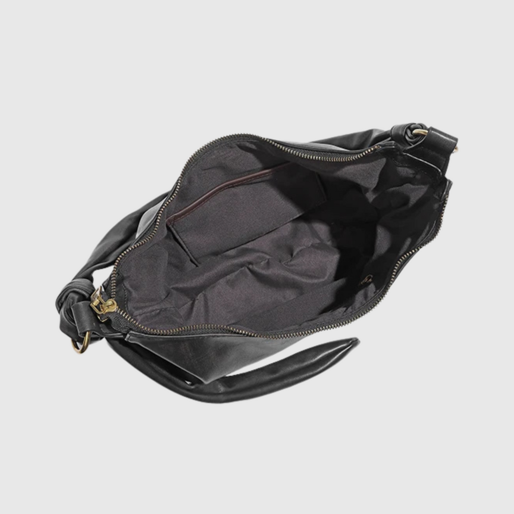 Elegant læder skuldertaske