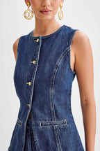 LALUNA® | SÆT MED DENIMKNAPPER